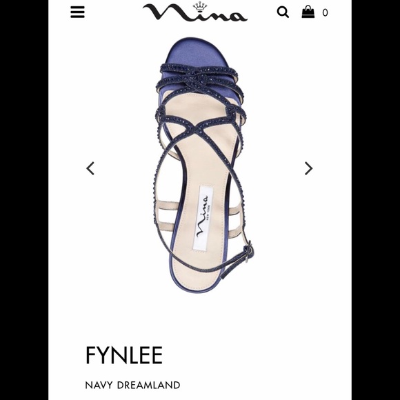 Nina navy wedge sandal - Size 5.5, Brand New. - Picture 4 of 5